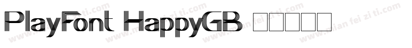 PlayFont HappyGB字体转换